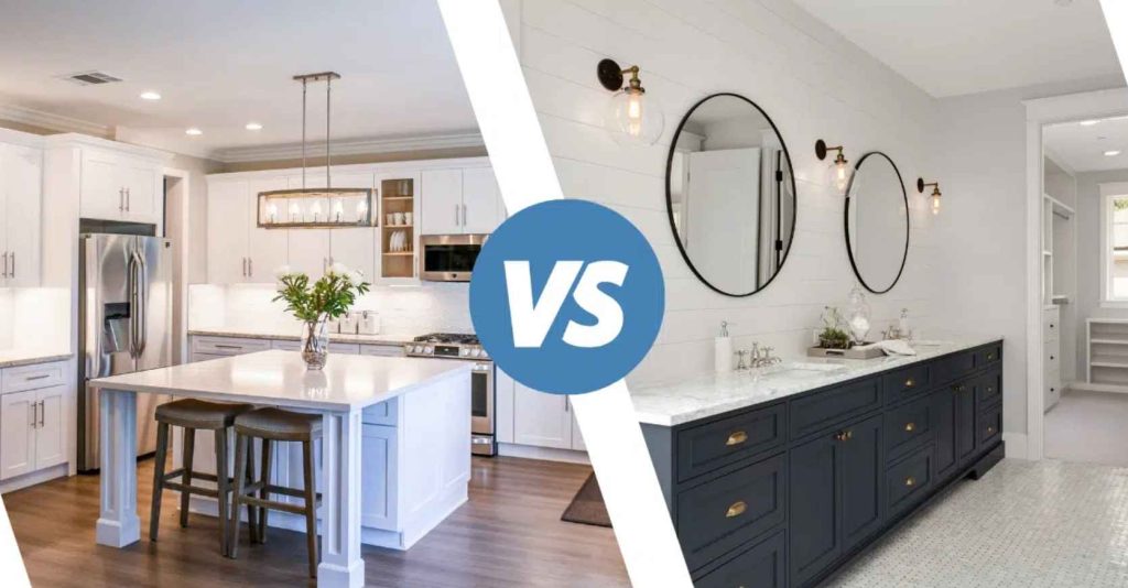 bathroom vs kitchen