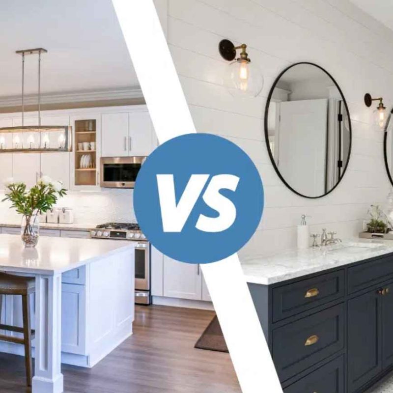 bathroom vs kitchen